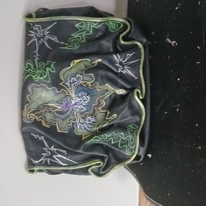 Hand painted hand made vintage leather